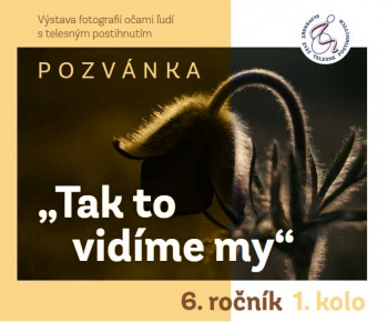 „Tak to vidíme my“ Výstava fotografií očami ľudí s telesným postihnutím.