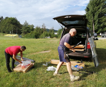 25.8.2023. Práce na projekte  „POHYB JE LIEK NA KAŽDÝ VEK“. 