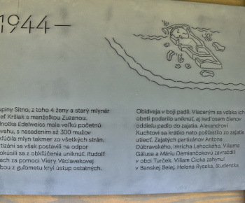 9.5.2024 Spomienka pri pamätníku na Počúvalskom mlyne.