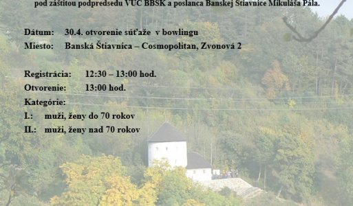 Pozvánka na PIARGSKU STRELU 2.ročník - bowling. 