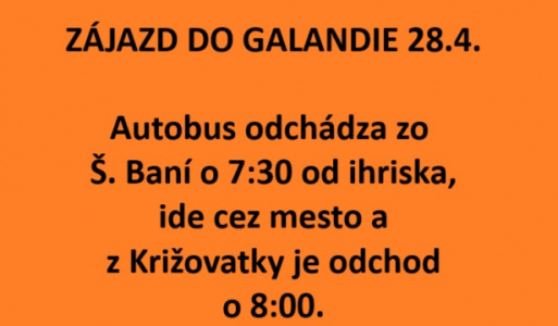 Galandia 28.4. 