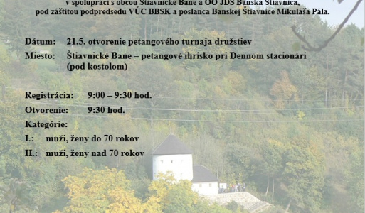 21.5.2025 PIARGSKA STRELA - Pozvánka na petangový turnaj družstiev. 