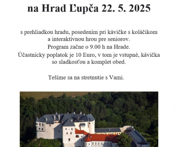 Pozvánka do Sl. Ľupče.