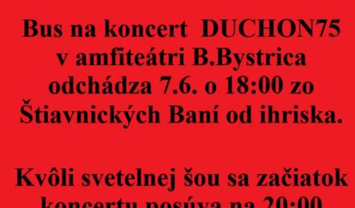 DUCHON75 - POZOR ZMENA!!! 